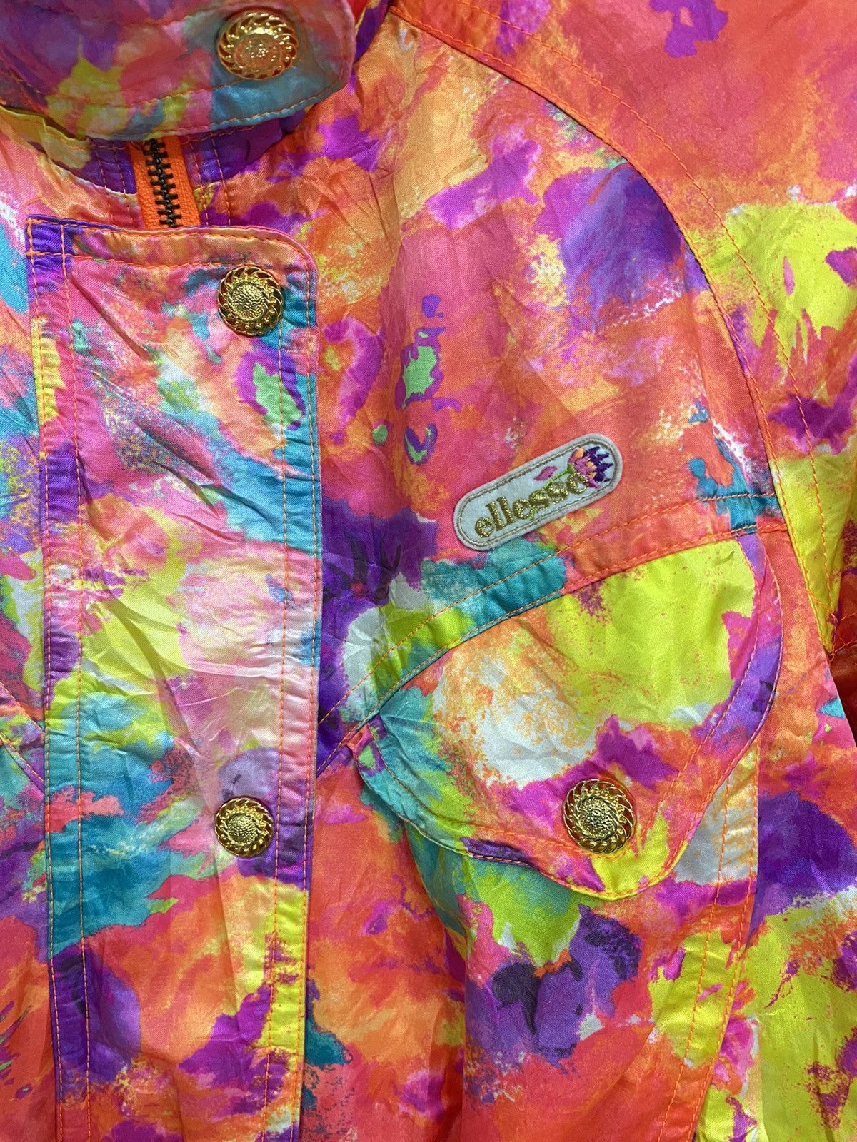 Ellesse VINTAGE ELLESSE MULTICOLOUR WOMEN SKI JACKET Size US M / EU 48-50 / 2 - 5 Thumbnail