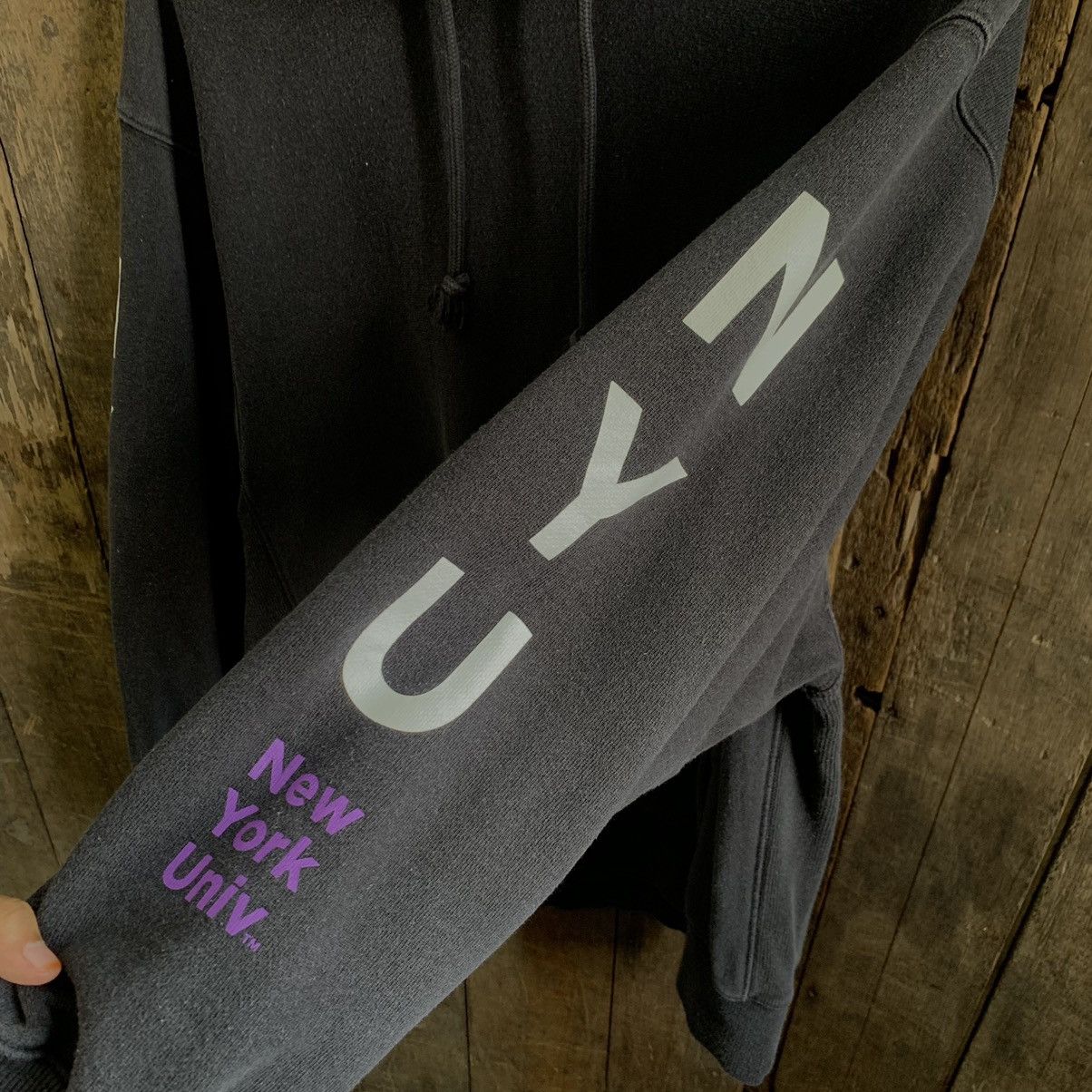 Vintage New York University Sunfaded Hoodie Size US XL / EU 56 / 4 - 5 Thumbnail