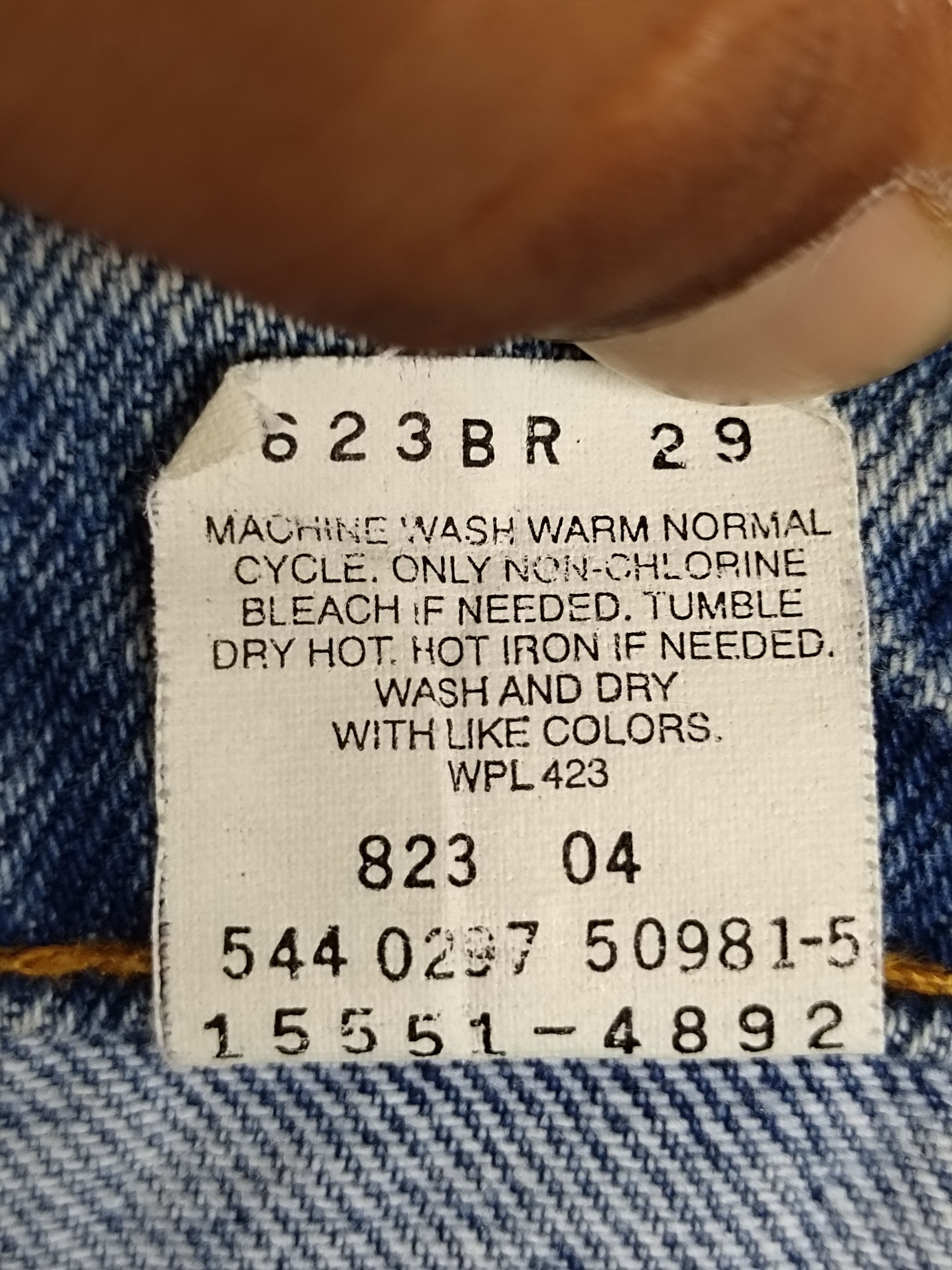 Levi's Vintage 90s LEVIS 551 Faded Blue Relaxed Fit Tapered Leg Size US 33 - 18 Thumbnail