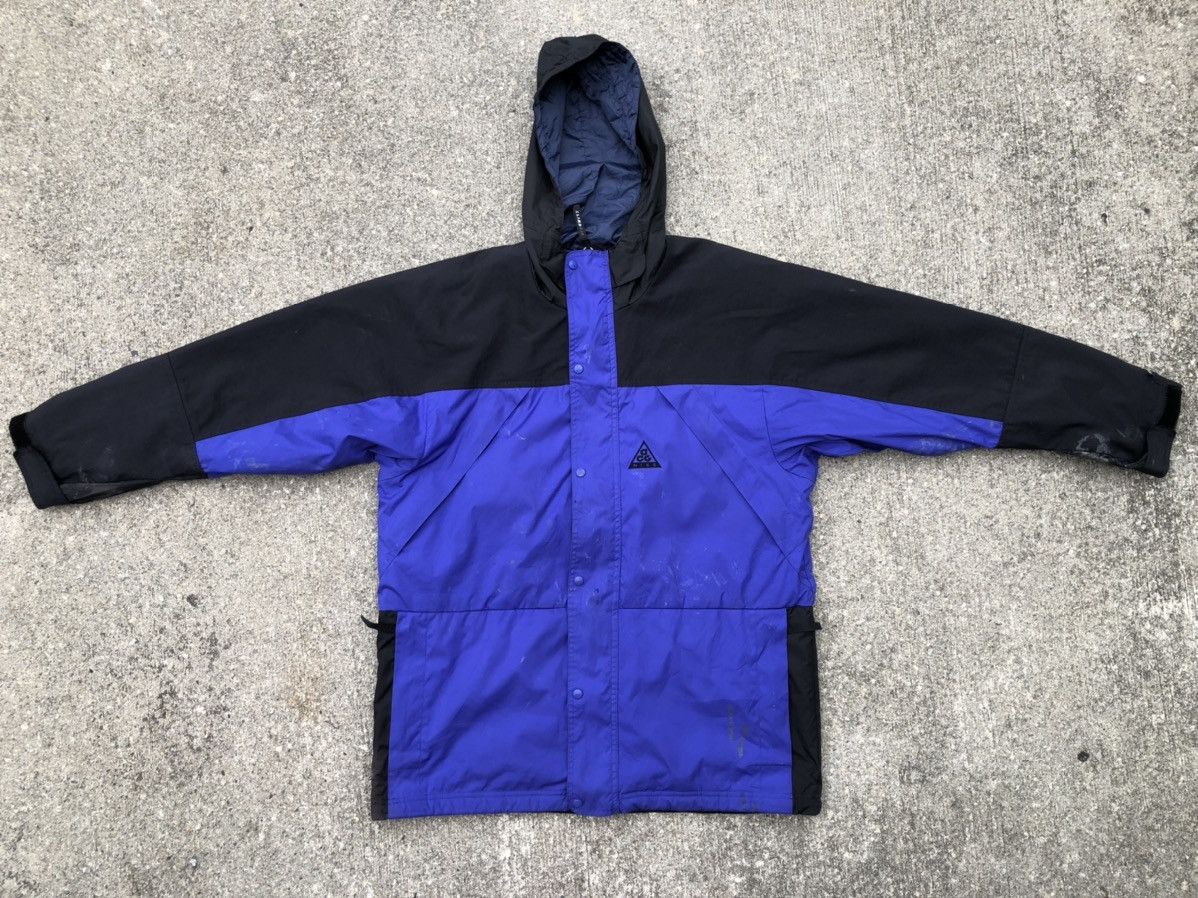 Nike ACG Vintage Nike Acg Two Tone Splattered Paint Hoodie Jacket Size US M / EU 48-50 / 2 - 1 Thumbnail