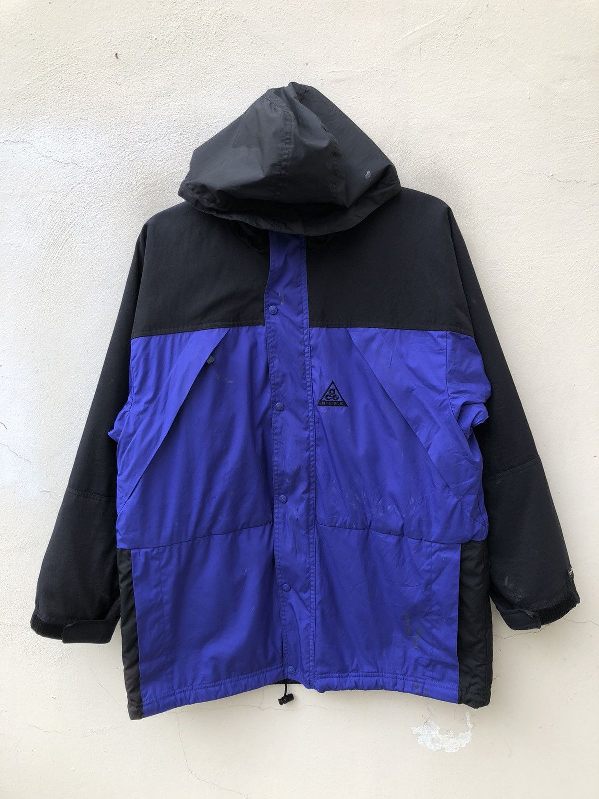 Nike ACG Vintage Nike Acg Two Tone Splattered Paint Hoodie Jacket Size US M / EU 48-50 / 2 - 3 Thumbnail
