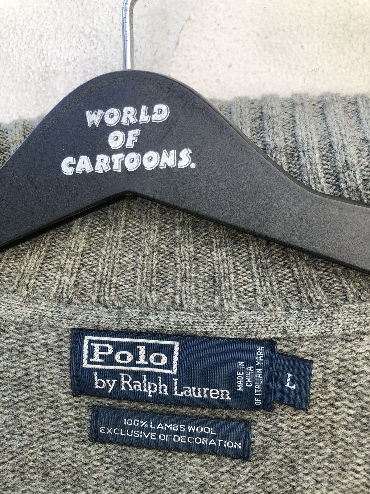 Polo Ralph Lauren Vintage 2000s Polo RL Racing Stables Knitwear Sweater Size US L / EU 52-54 / 3 - 16 Thumbnail