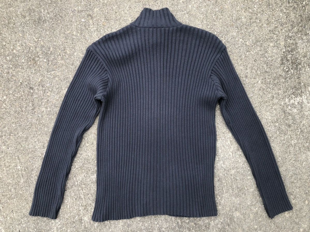 agnes b. Vintage Agnes B. Homme High Neck Stretchable Sweater Zipper Size US M / EU 48-50 / 2 - 2 Thumbnail