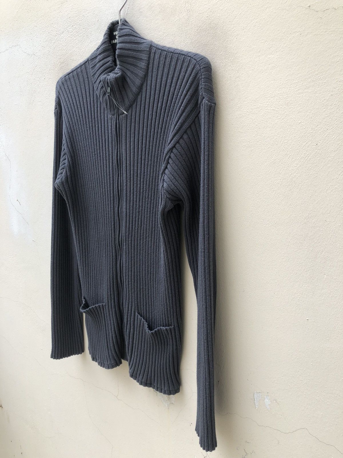 agnes b. Vintage Agnes B. Homme High Neck Stretchable Sweater Zipper Size US M / EU 48-50 / 2 - 6 Thumbnail