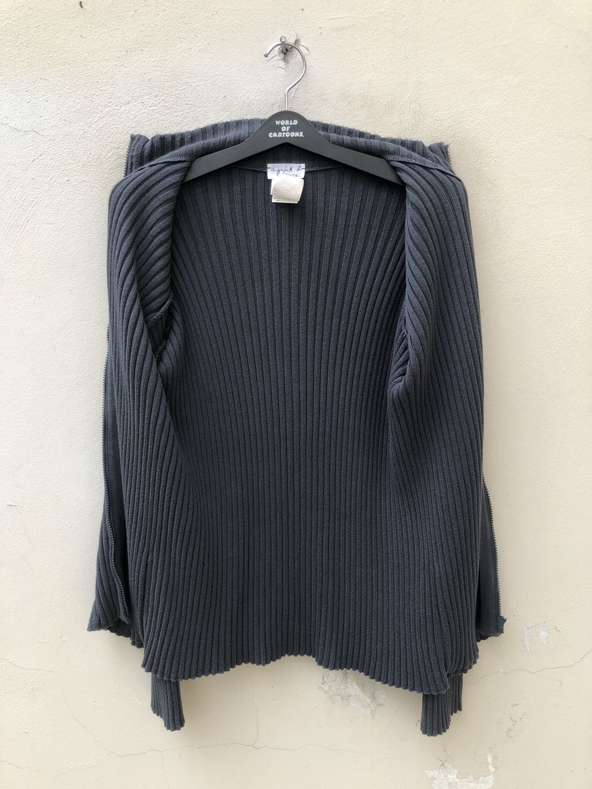 agnes b. Vintage Agnes B. Homme High Neck Stretchable Sweater Zipper Size US M / EU 48-50 / 2 - 11 Thumbnail