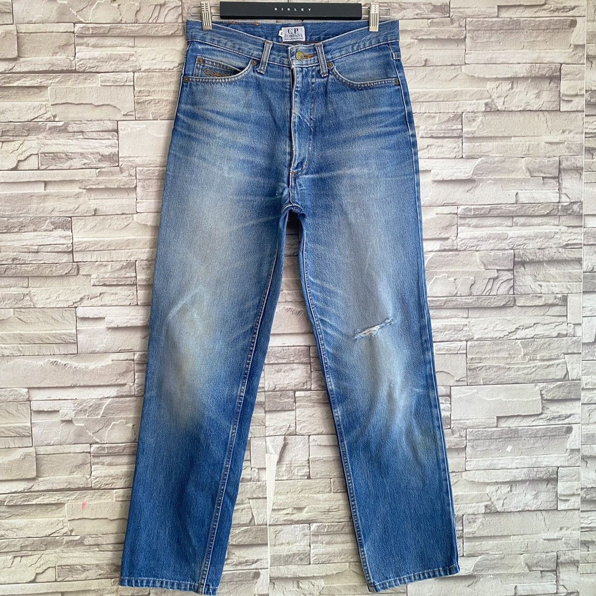 C.P. Company Vintage CP Company Distressed Denim Jeans 30x29.5 Size US 29 - 3 Thumbnail