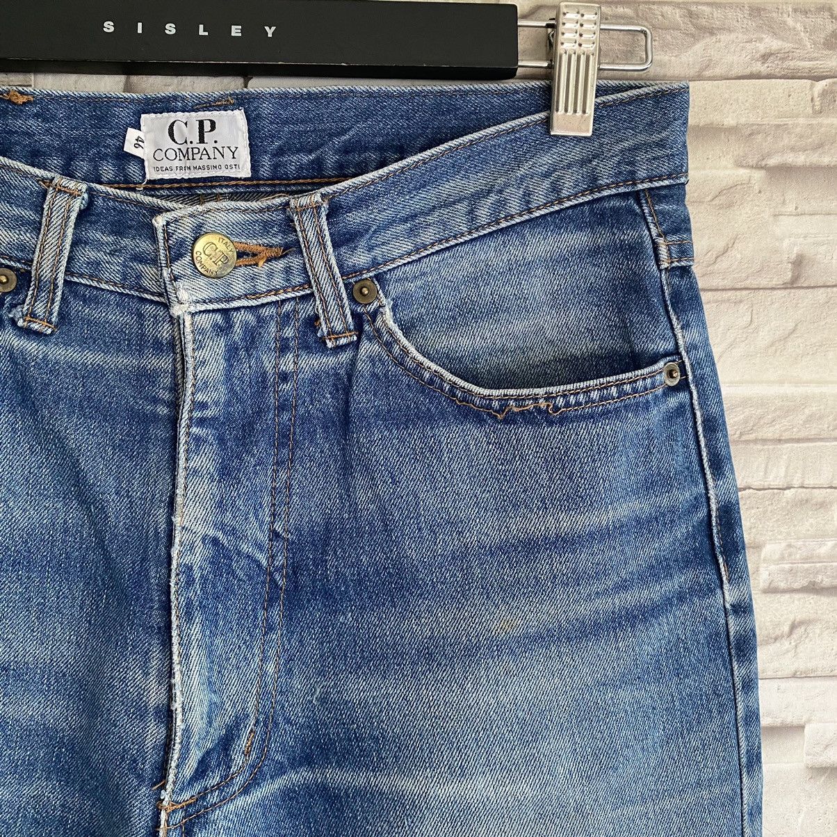 C.P. Company Vintage CP Company Distressed Denim Jeans 30x29.5 Size US 29 - 6 Thumbnail