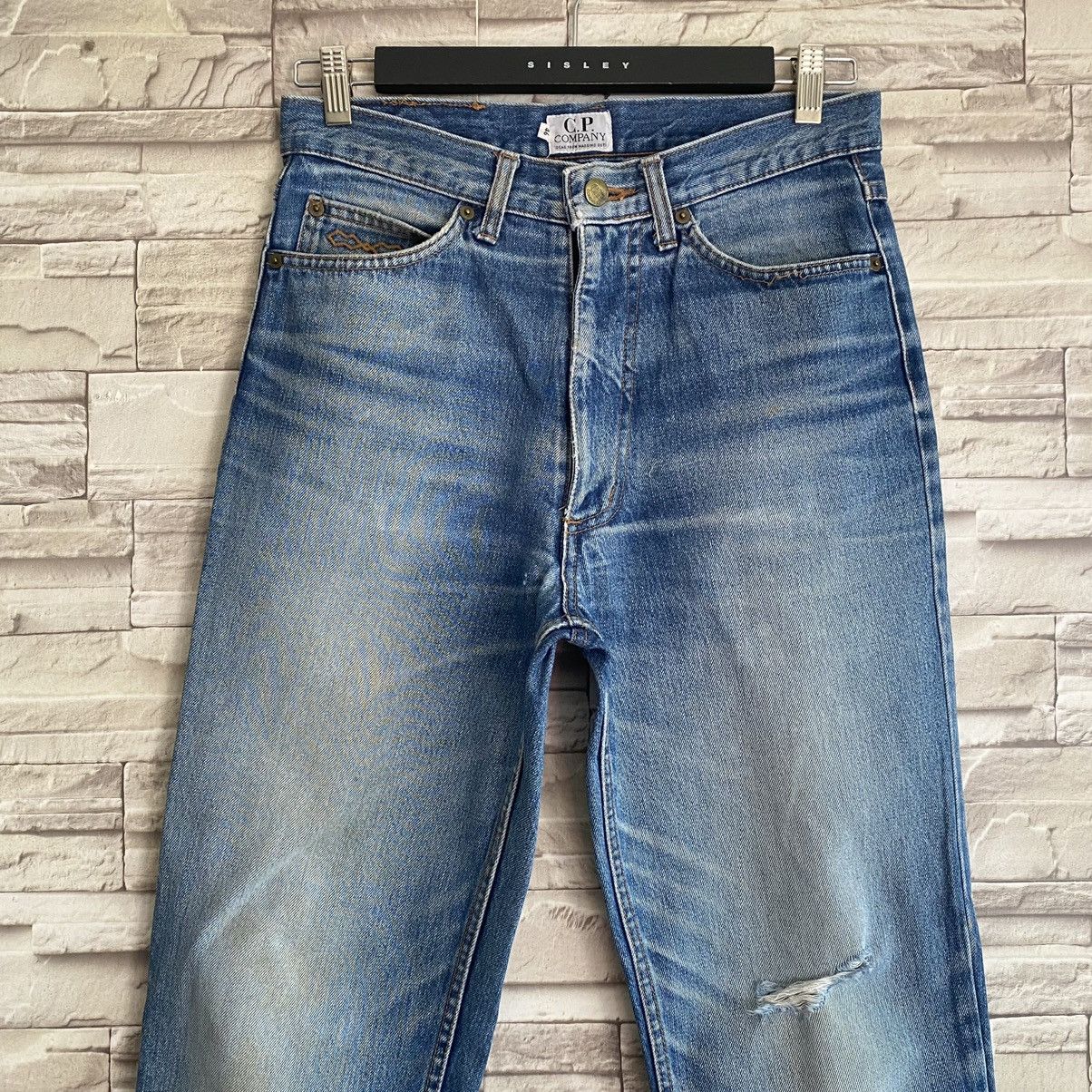 C.P. Company Vintage CP Company Distressed Denim Jeans 30x29.5 Size US 29 - 4 Thumbnail