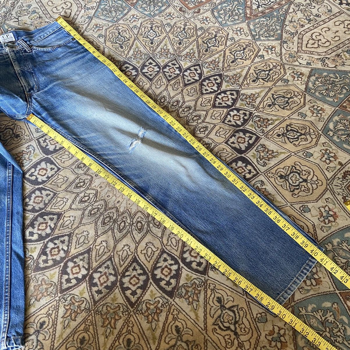 C.P. Company Vintage CP Company Distressed Denim Jeans 30x29.5 Size US 29 - 18 Thumbnail