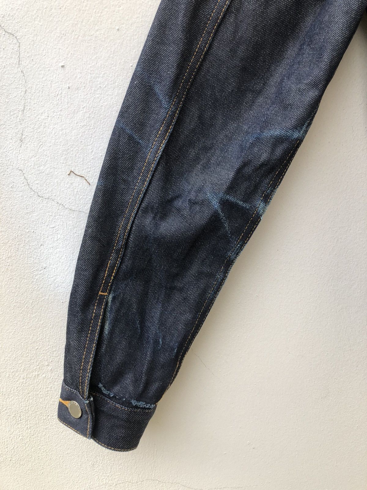 JOHN LAWRENCE SULLIVAN John Lawrence Sullivan Japan Distressed Ripped Denim Jacket Size US S / EU 44-46 / 1 - 12 Thumbnail