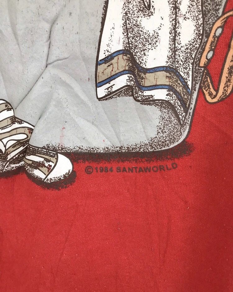 Cartoon Network × Vintage Vintage 1984’s Santa World Mona Sweden Sweatshirt Size US L / EU 52-54 / 3 - 3 Thumbnail