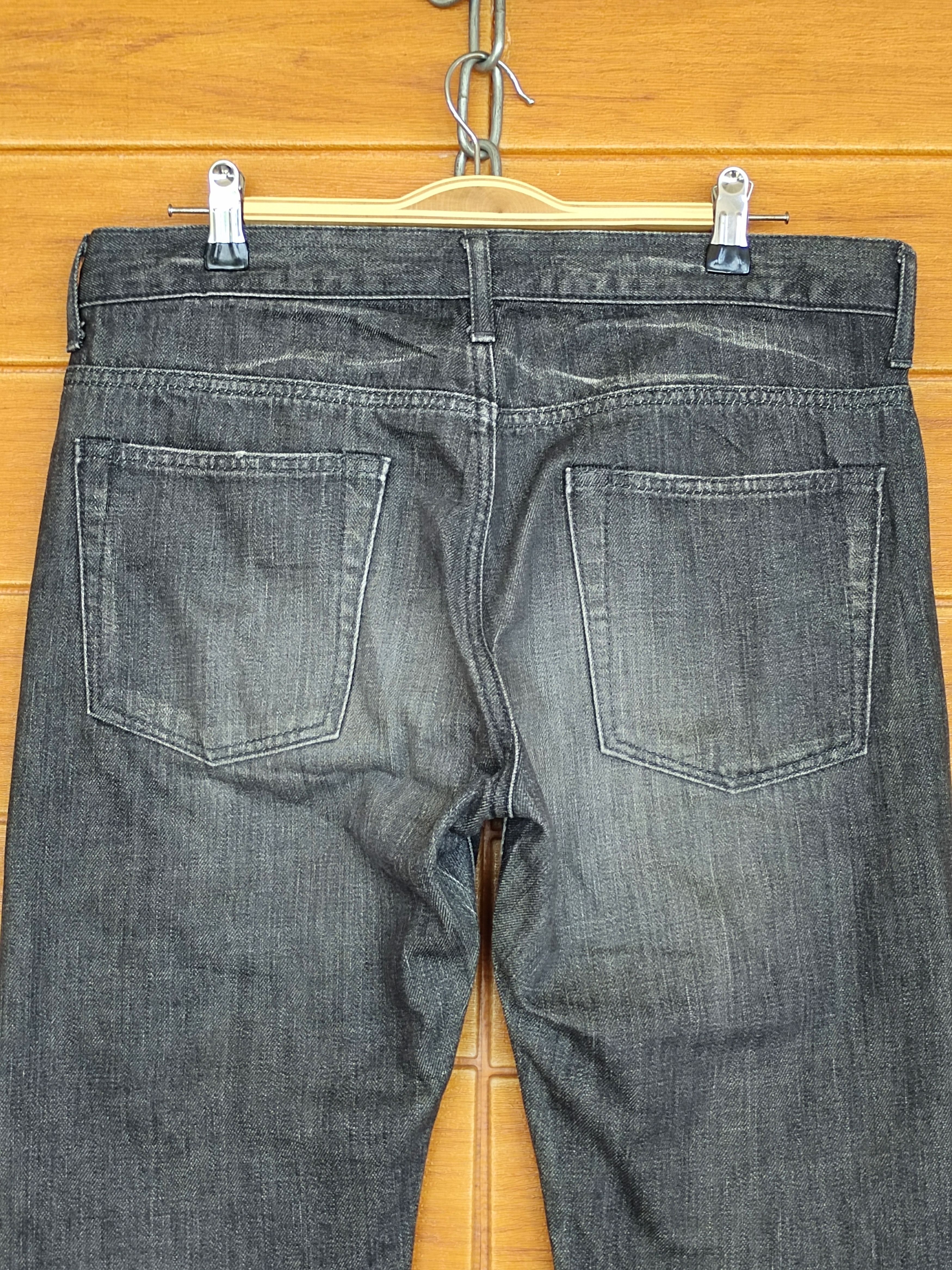 Hysteric Glamour SHIPS JET BLUE Ripped Selvedge Denim Jeans Size US 32 / EU 48 - 15 Thumbnail