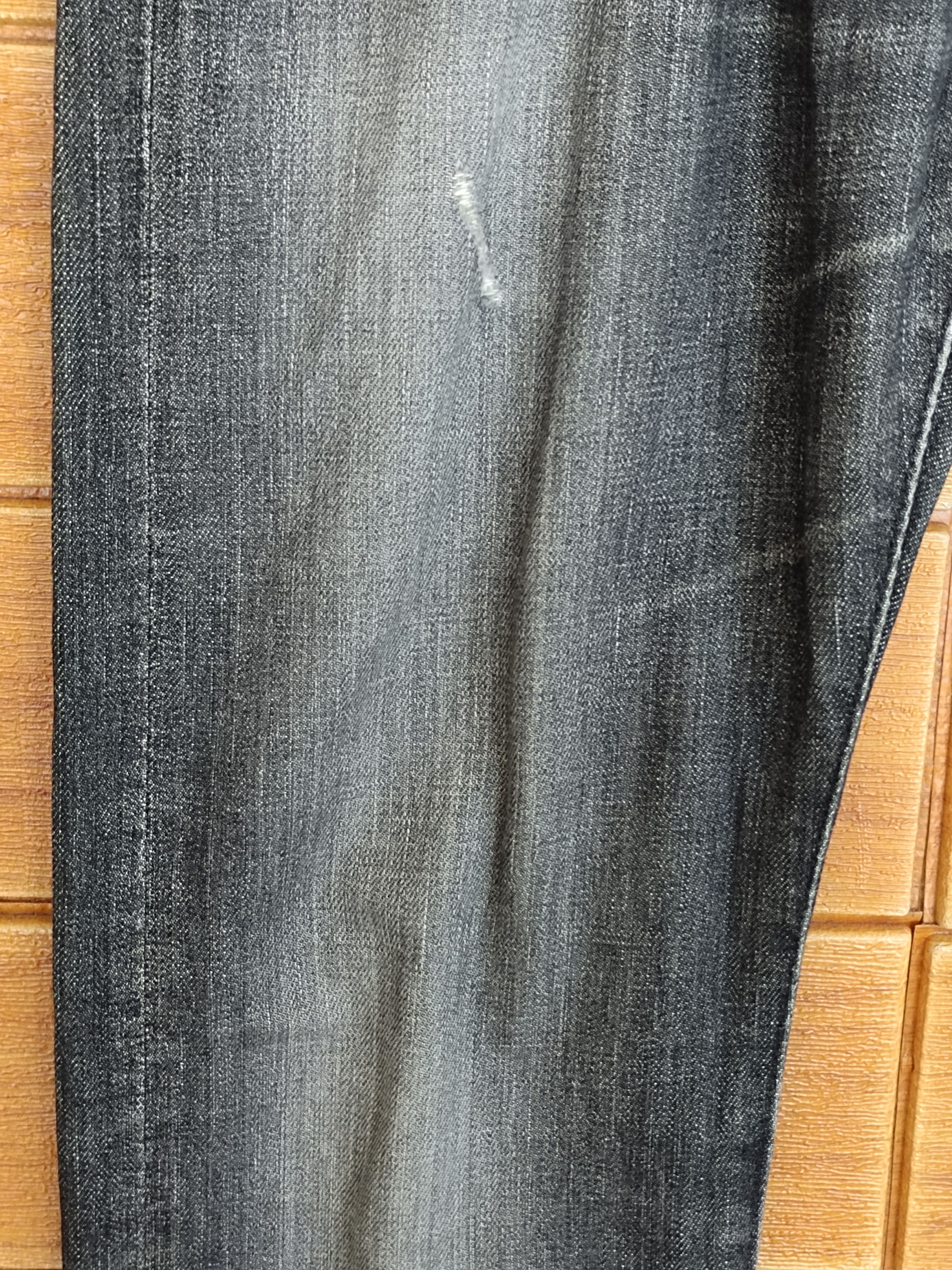 Hysteric Glamour SHIPS JET BLUE Ripped Selvedge Denim Jeans Size US 32 / EU 48 - 8 Thumbnail