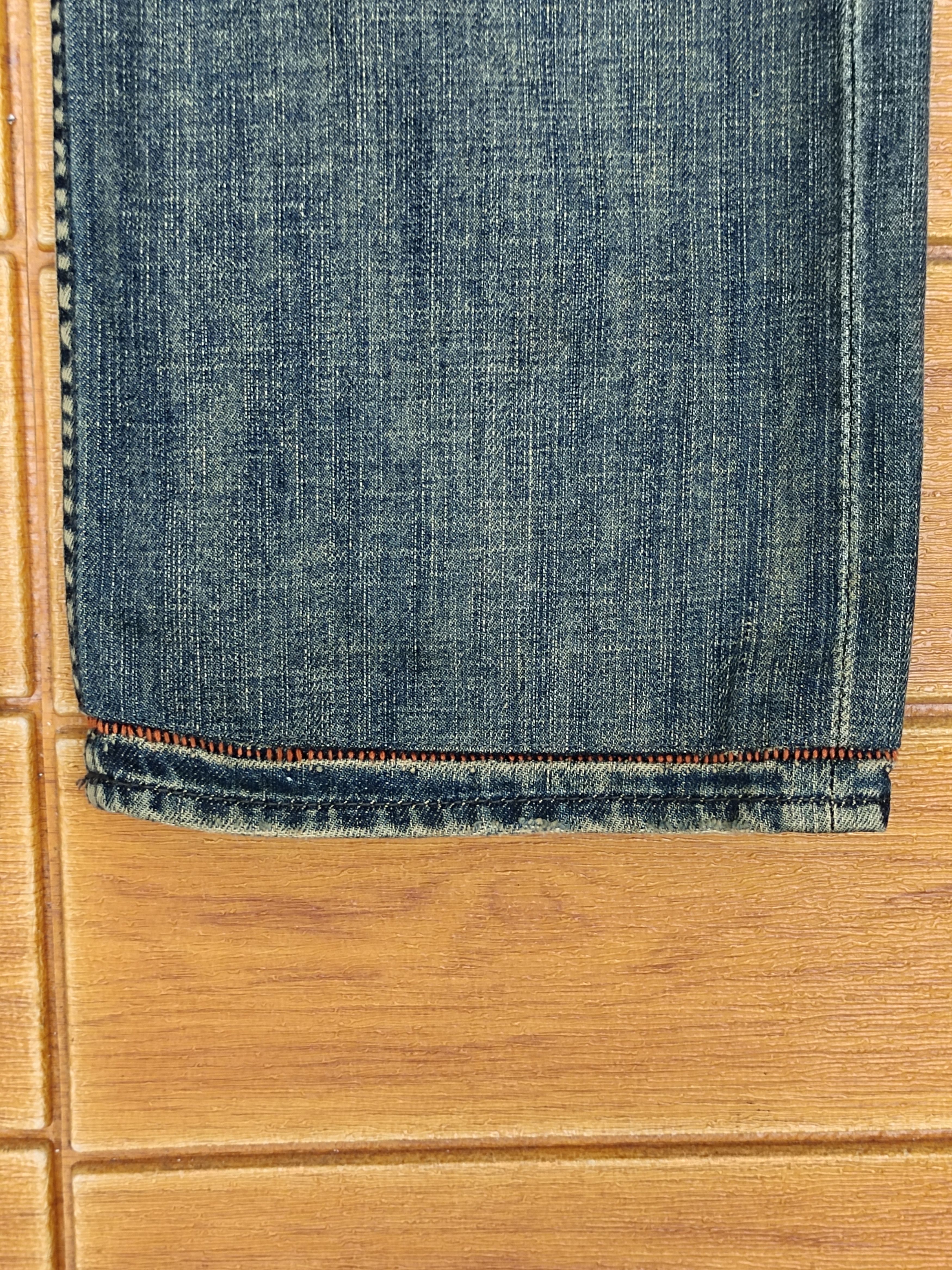 Takeo Kikuchi Vintage Takeo Kikuchi Japan Distress Faded Denim Jeans Size US 32 / EU 48 - 7 Thumbnail