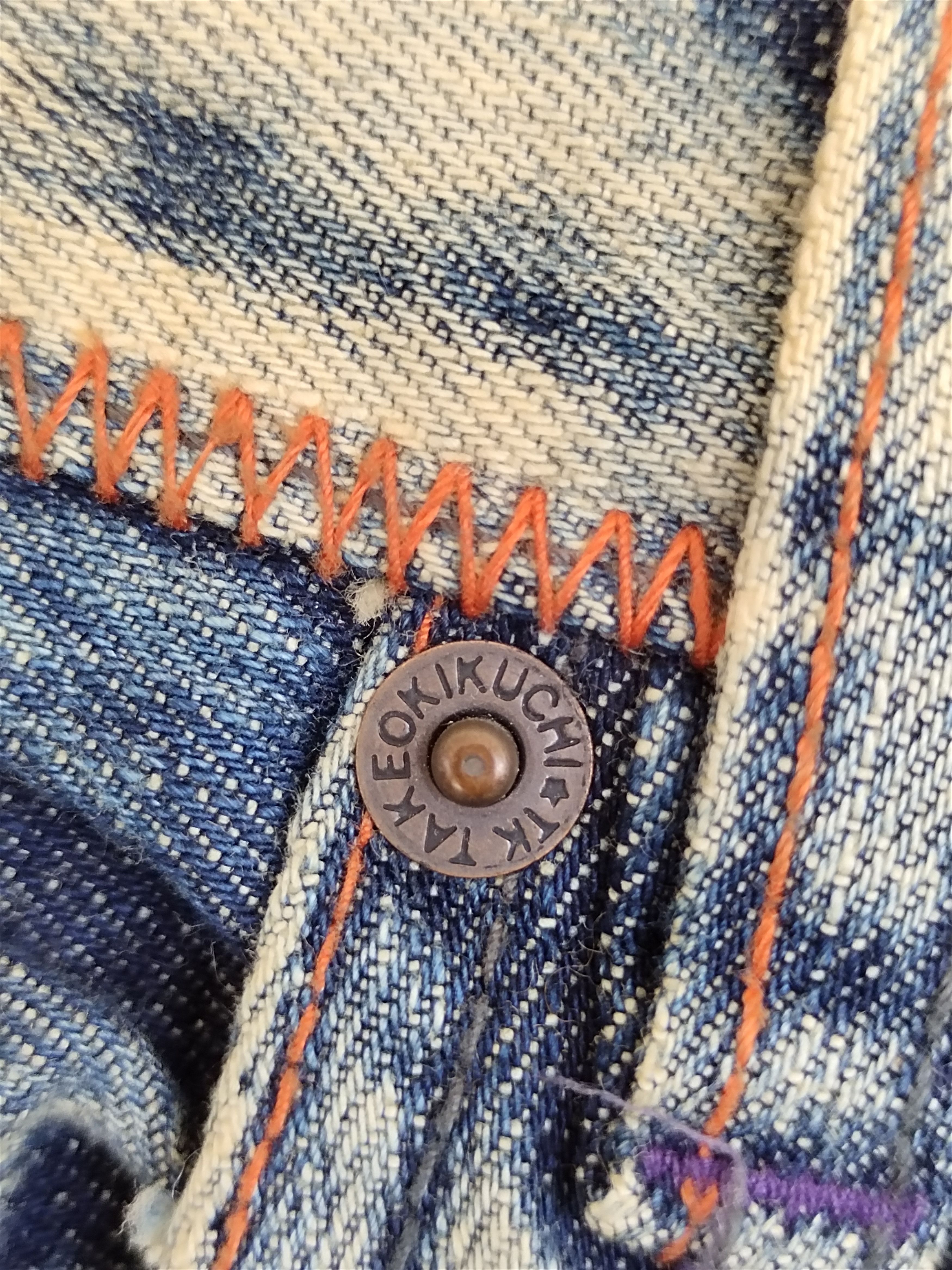 Takeo Kikuchi Vintage Takeo Kikuchi Japan Distress Faded Denim Jeans Size US 32 / EU 48 - 15 Thumbnail