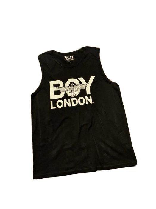 Boy London Boy London Eagle Hawk Black White Authentic Tank Top TShirt
