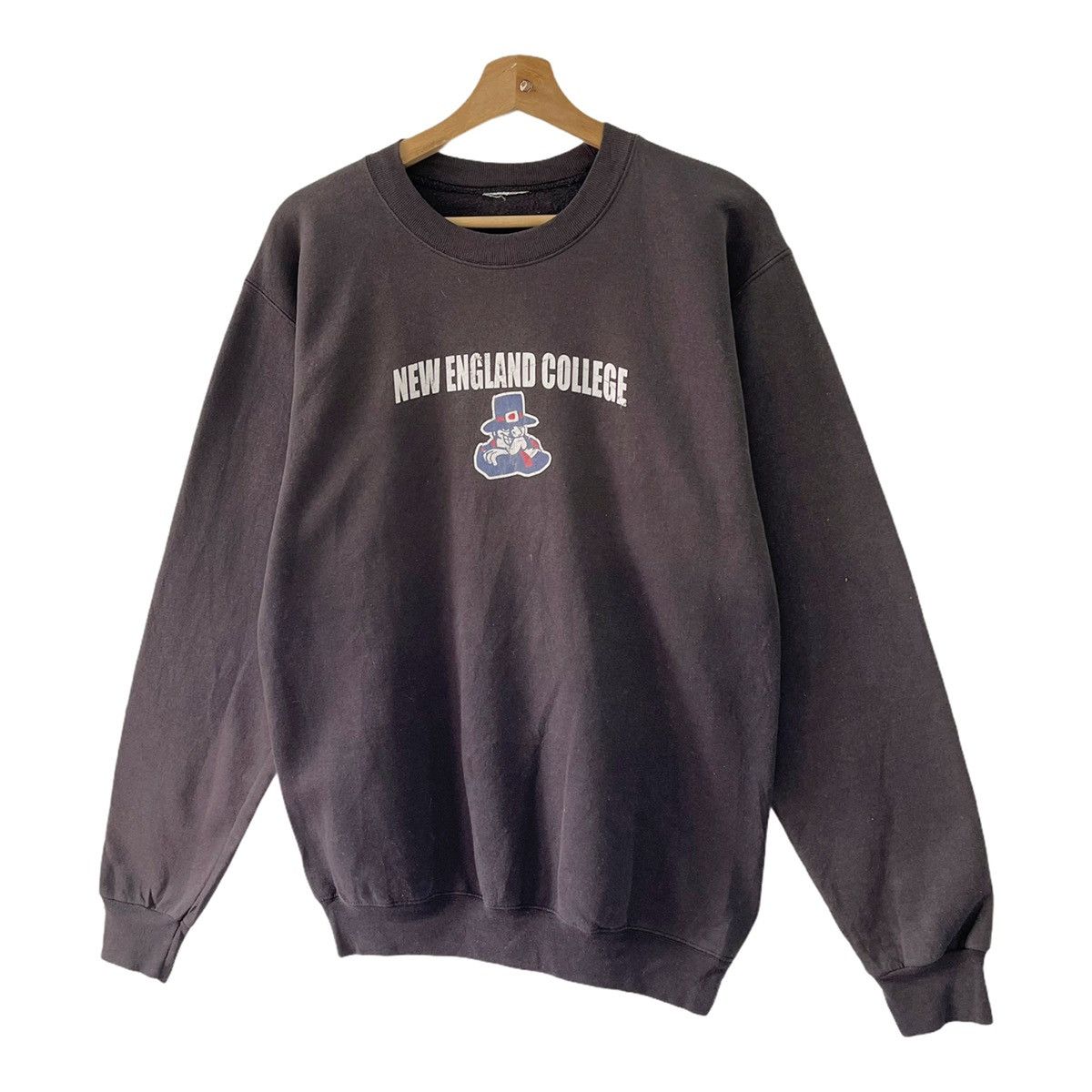 Vintage 90s New England Collage Crewneck Sweatshirt Size M Size US M / EU 48-50 / 2 - 3 Thumbnail