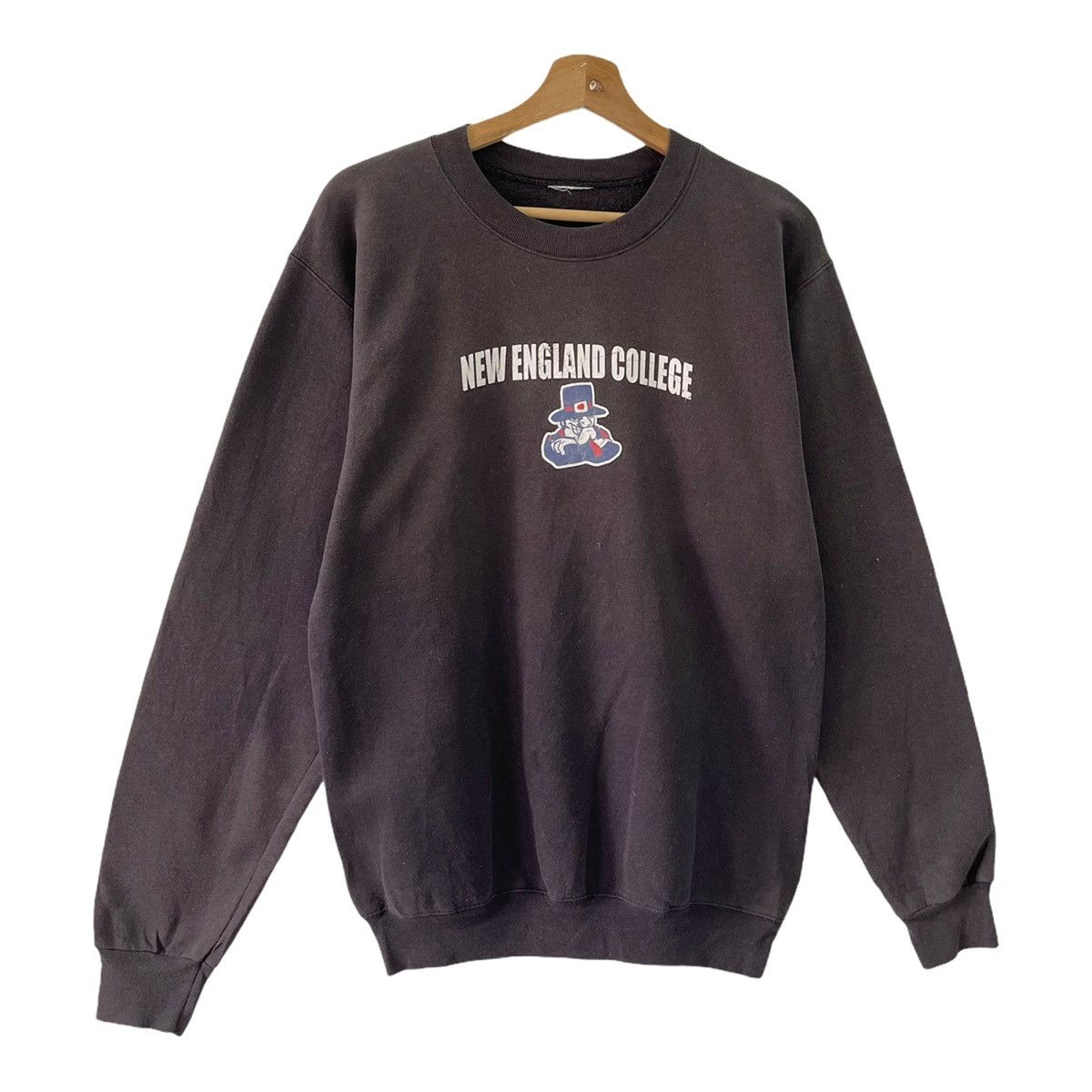 Vintage 90s New England Collage Crewneck Sweatshirt Size M Size US M / EU 48-50 / 2 - 2 Thumbnail