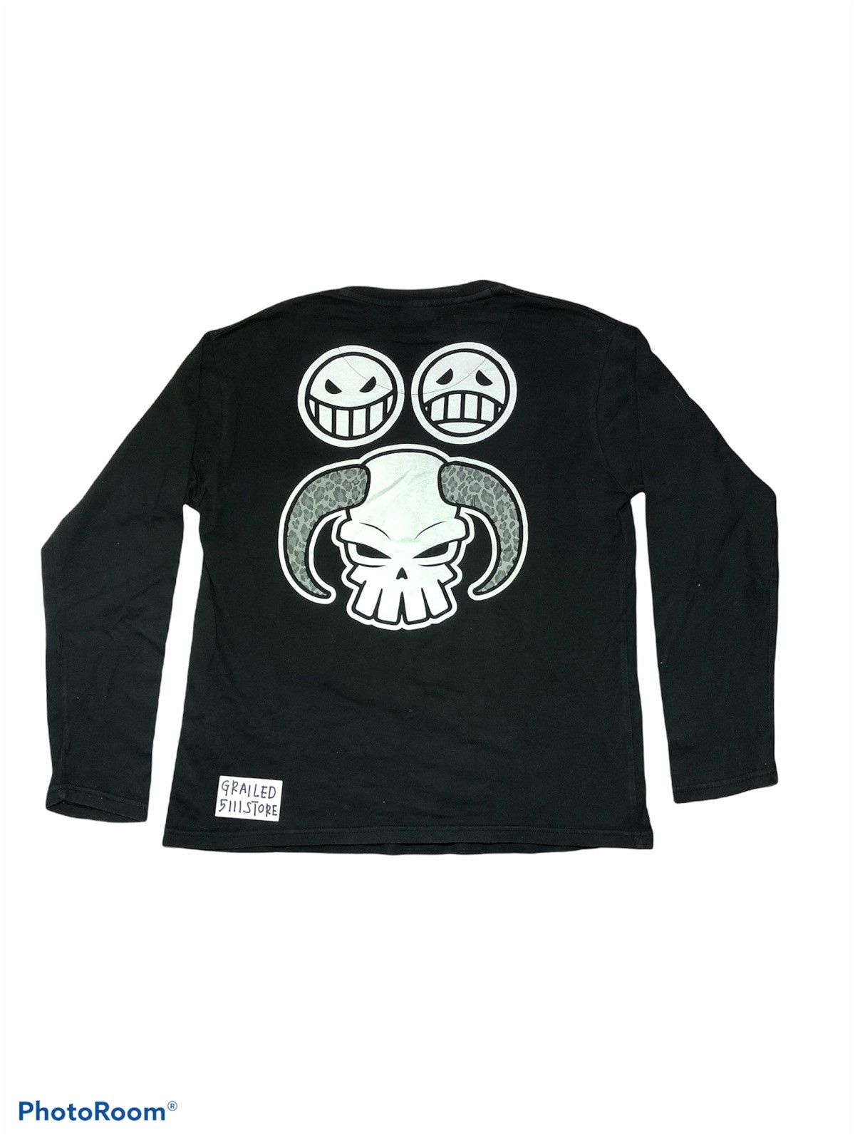 Anime One Piece Portgas D. Ace Printed Long Sleeve T-Shirt Size US L / EU 52-54 / 3 - 2 Thumbnail