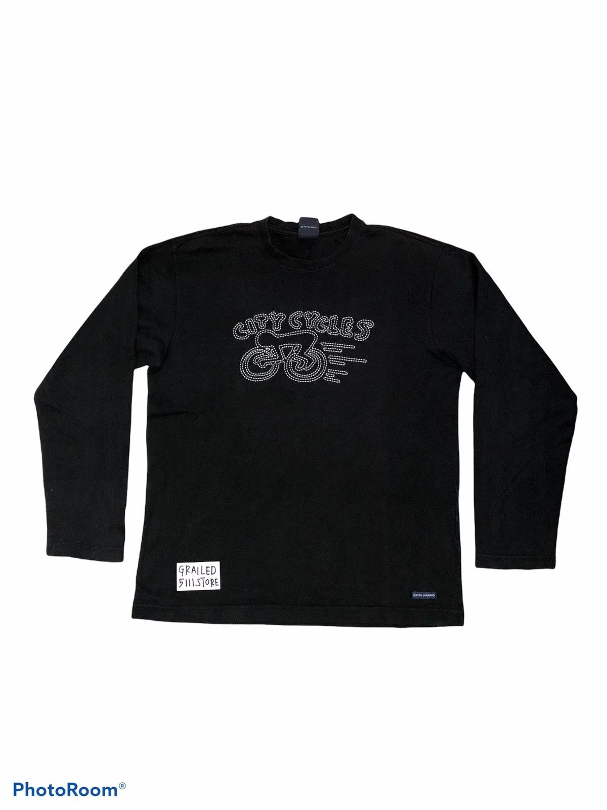 Keith Haring × Vintage VTGE KEITH HARING Long Sleeve Tshirt Size US M / EU 48-50 / 2 - 1 Thumbnail