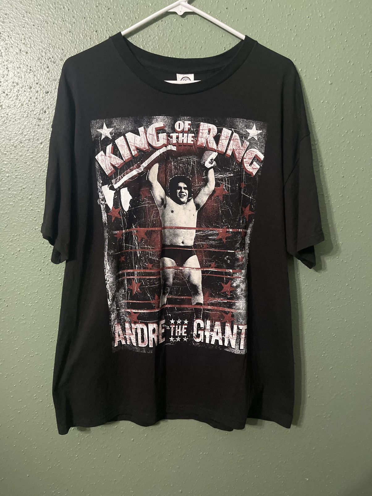 T-shirt Vintage WWF Andre The Giant - Années 80, Taille S Enfant, Motif Lutte WWE - Occasion Très Bon état