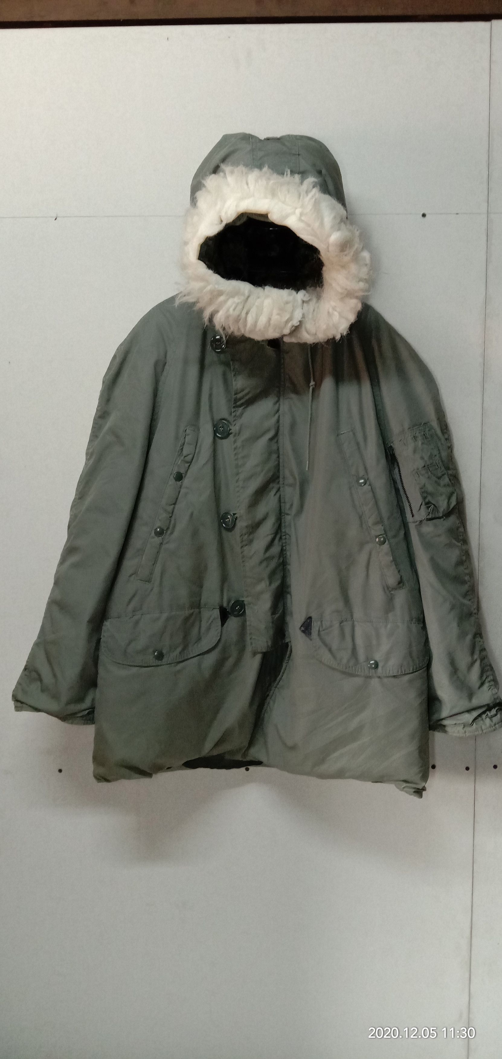 Vintage 80's parka extreme cold US army military