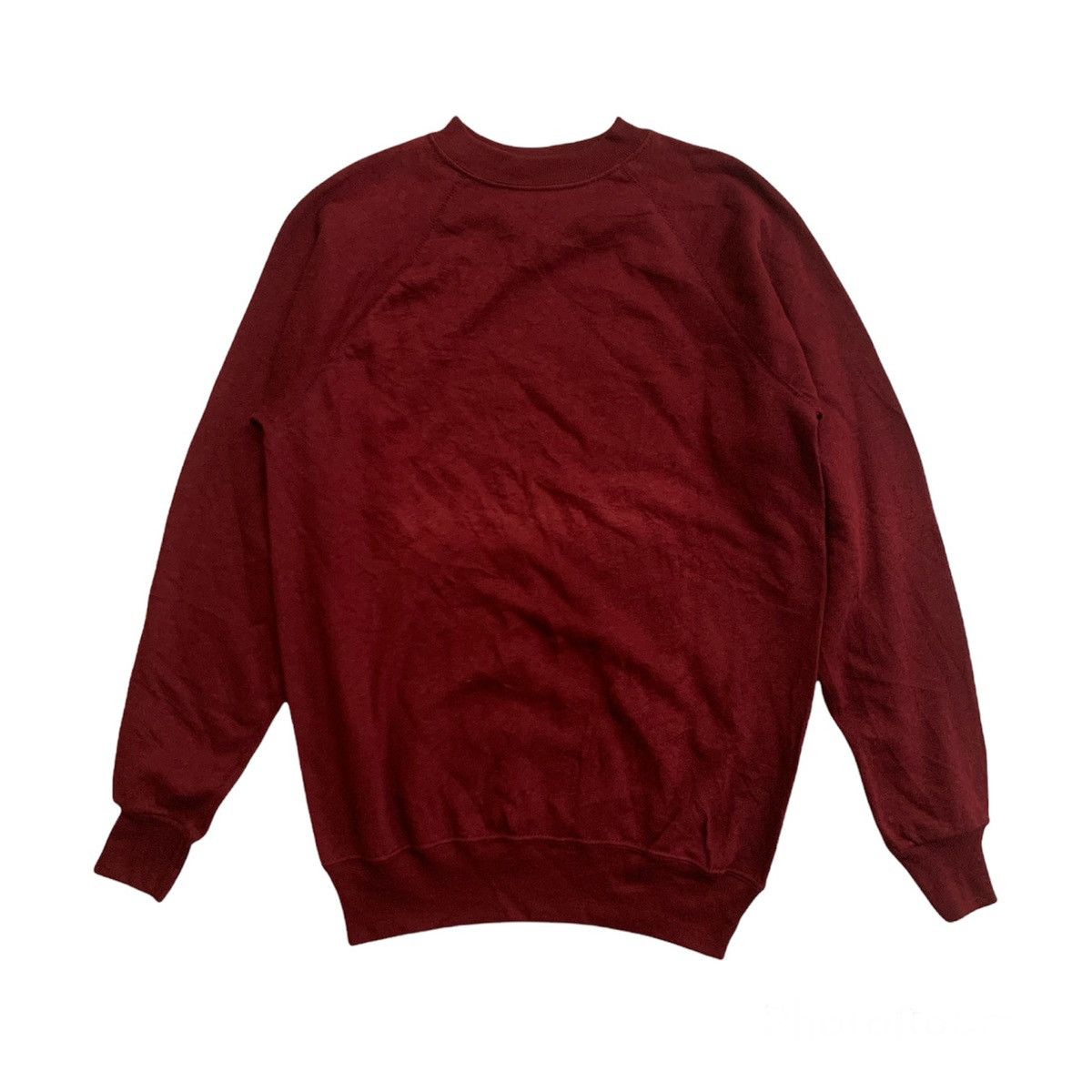 Vintage Plain Pullout Sweatshirt Polyester Cotton USA