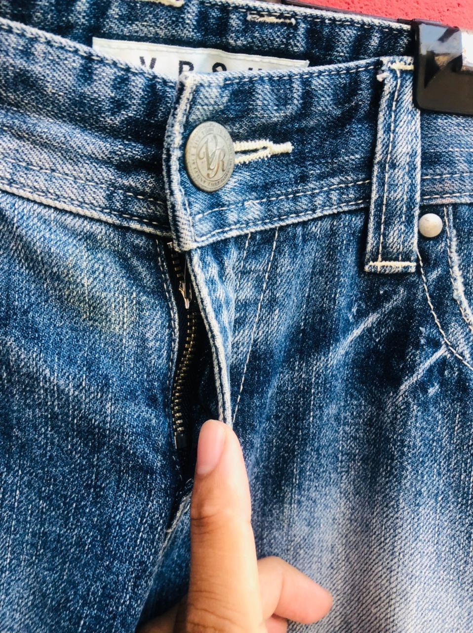 Japanese Brand Vintage V.R.S.H Japanese Designer Fashion Style Denim Size US 30 / EU 46 - 7 Thumbnail