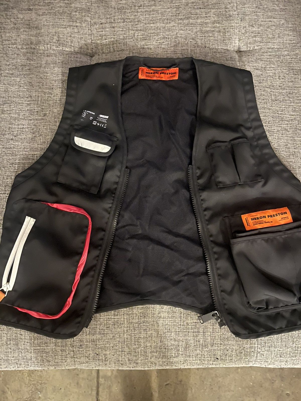 HERON PRESTON ヘロン プレストン FIRE VEST Heron Preston - Multi Pockets Fire Vest | HBX - ハイプ
