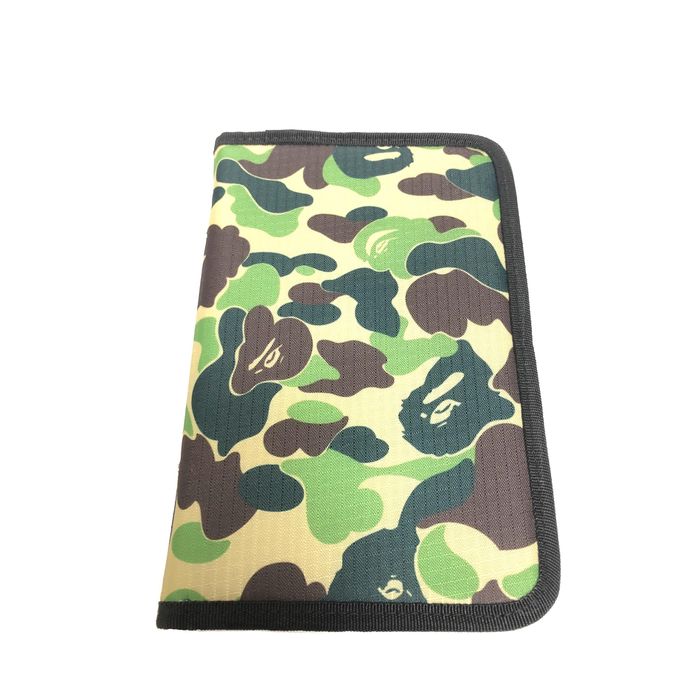 Bape A bathing ape Bape Camo Notebook Pouch Bag Japan exclusive | Grailed