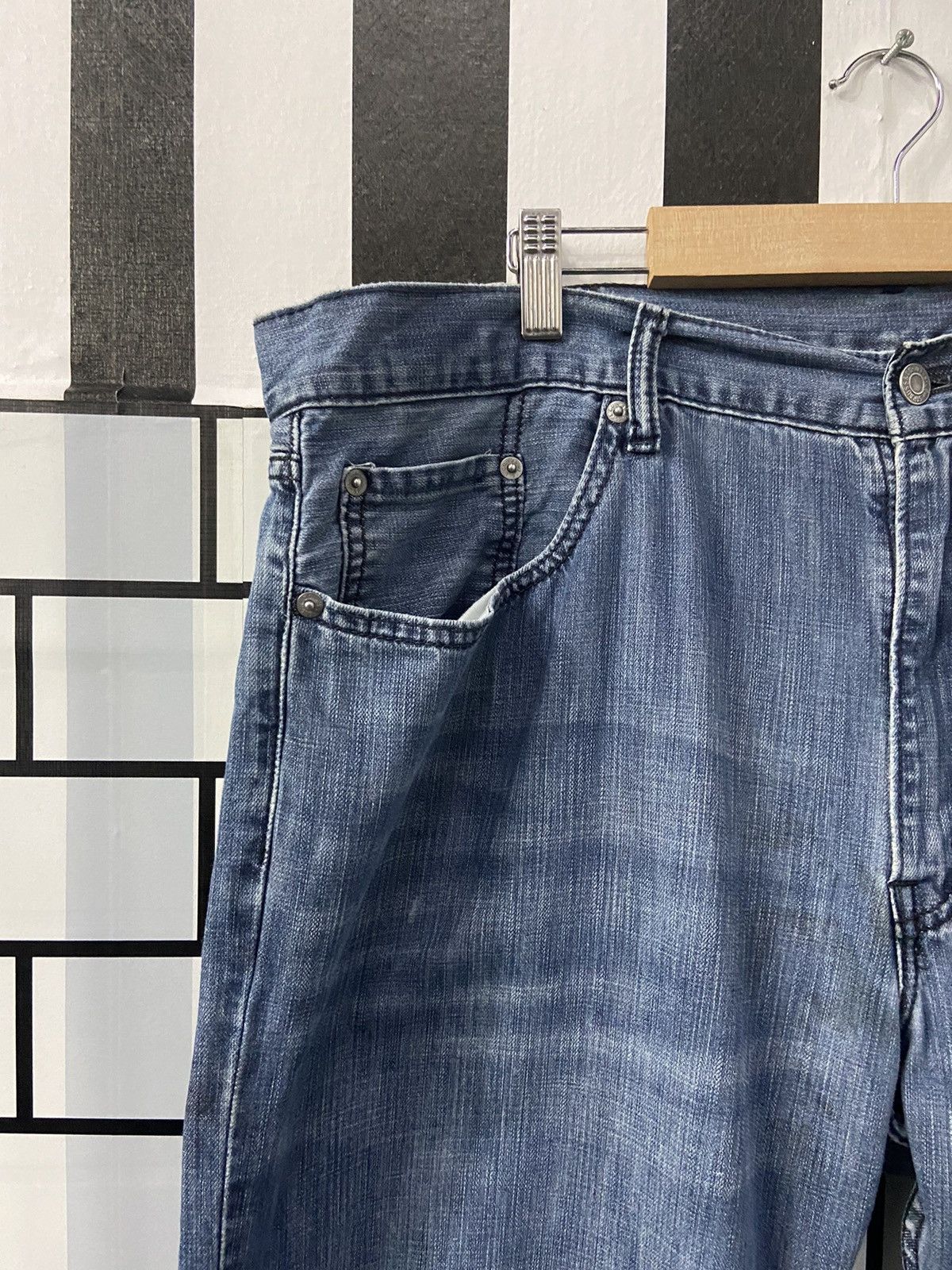 Vintage Levi's 559 Light Wash Denim Tears