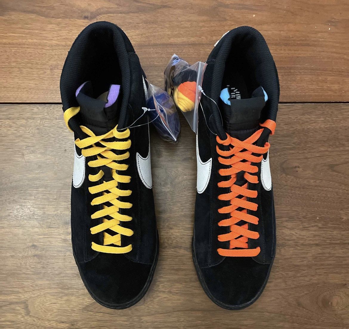 Nike Blazer Mid NY vs LA 2018 SHECK WES HARLEM Size US 13 / EU 46 - 3 Thumbnail