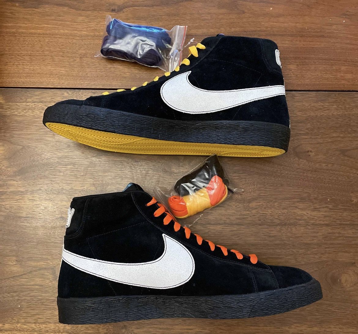 Nike Blazer Mid NY vs LA 2018 SHECK WES HARLEM Size US 13 / EU 46 - 2 Thumbnail