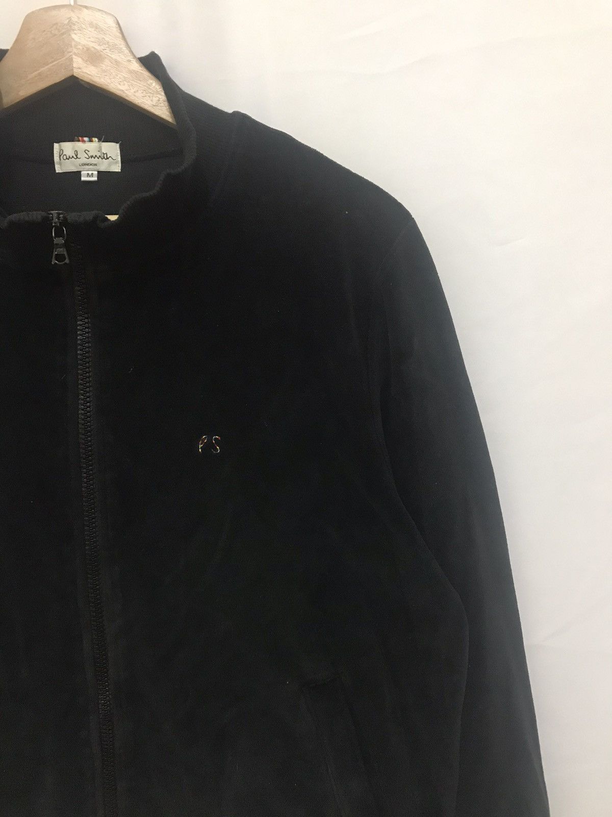 Designer × Paul Smith Paul Smith London Black Zipper Sweater Jacket Size US M / EU 48-50 / 2 - 2 Thumbnail