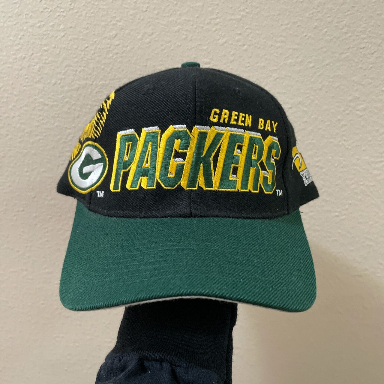 90's Green Bay Packers Sports Specialties Script NFL Snapback Hat – Rare  VNTG