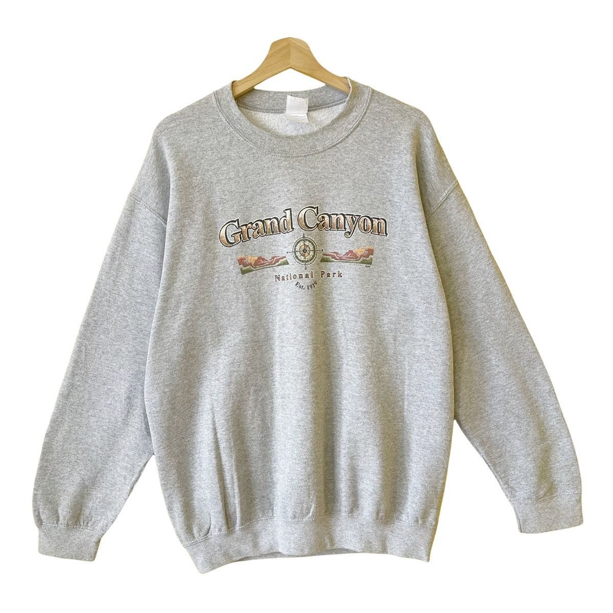 Vintage Vintage Grand Canyon Big Logo Crewneck Sweatshirt Size M Size US M / EU 48-50 / 2 - 3 Thumbnail