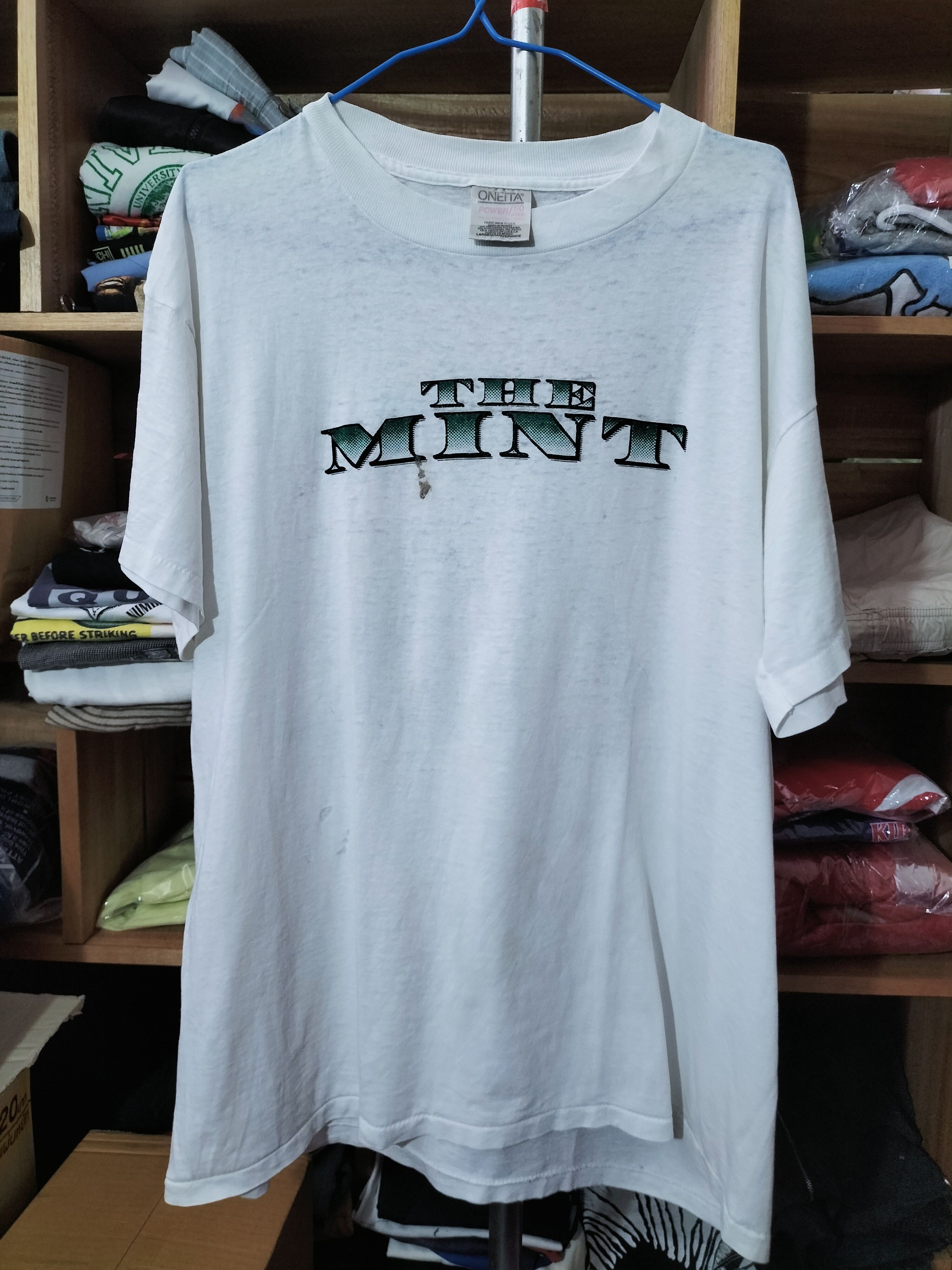 Vintage Vintage 90s The Mint Illuminati Paperthin Pyramid Size US L / EU 52-54 / 3 - 2 Thumbnail