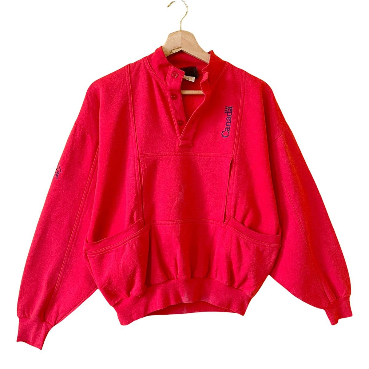 Vintage 90’s Vancouver Canada Button Up Sweatshirt Size M Size US M / EU 48-50 / 2 - 2 Thumbnail