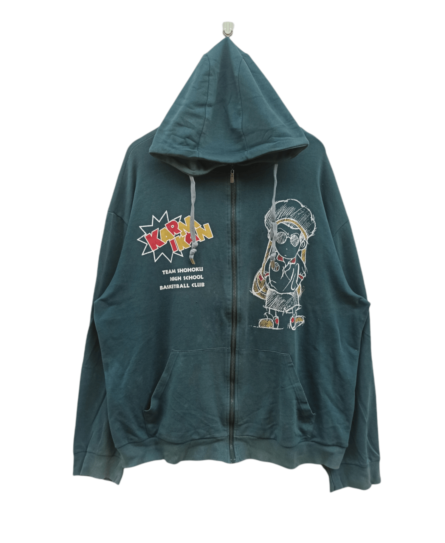Vintage Team Shohoku High School Zipper Hoodie