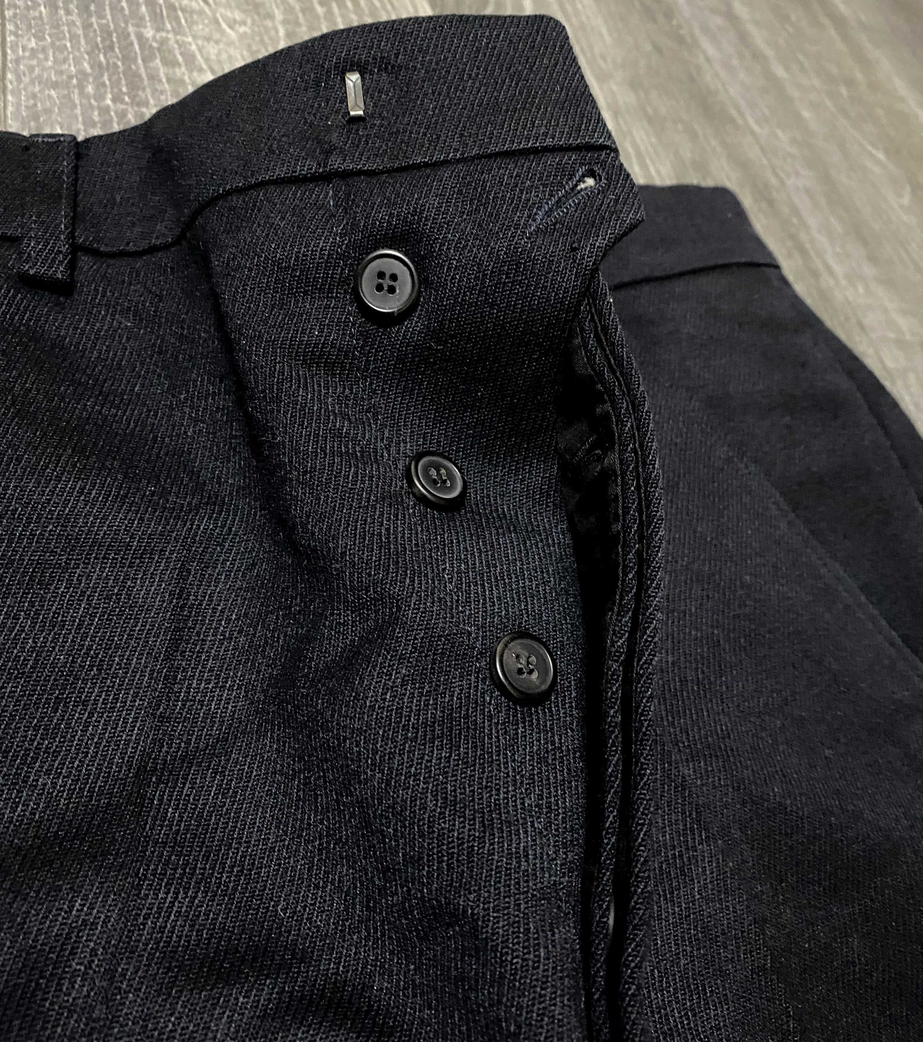 AMI AMI Paris Alexandre Mattiussi Navy Wool Pants Trousers Size US 28 / EU 44 - 10 Thumbnail