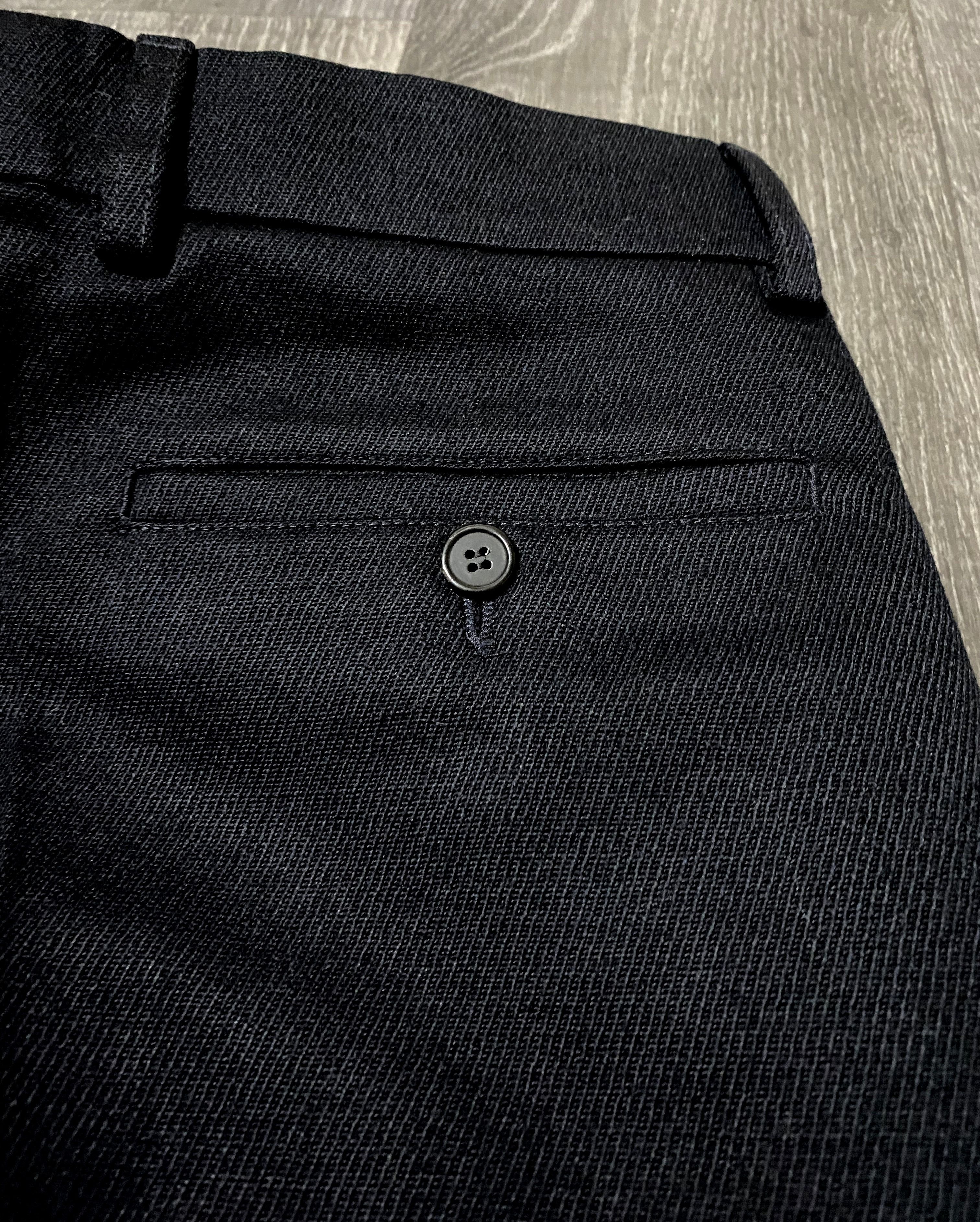 AMI AMI Paris Alexandre Mattiussi Navy Wool Pants Trousers Size US 28 / EU 44 - 8 Thumbnail