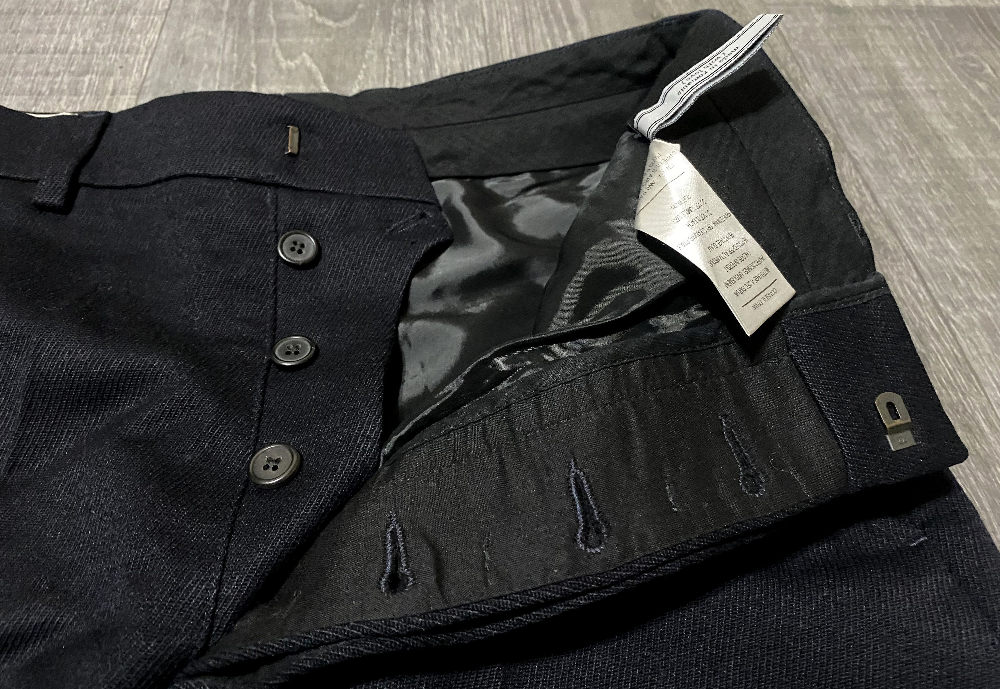 AMI AMI Paris Alexandre Mattiussi Navy Wool Pants Trousers Size US 28 / EU 44 - 9 Thumbnail