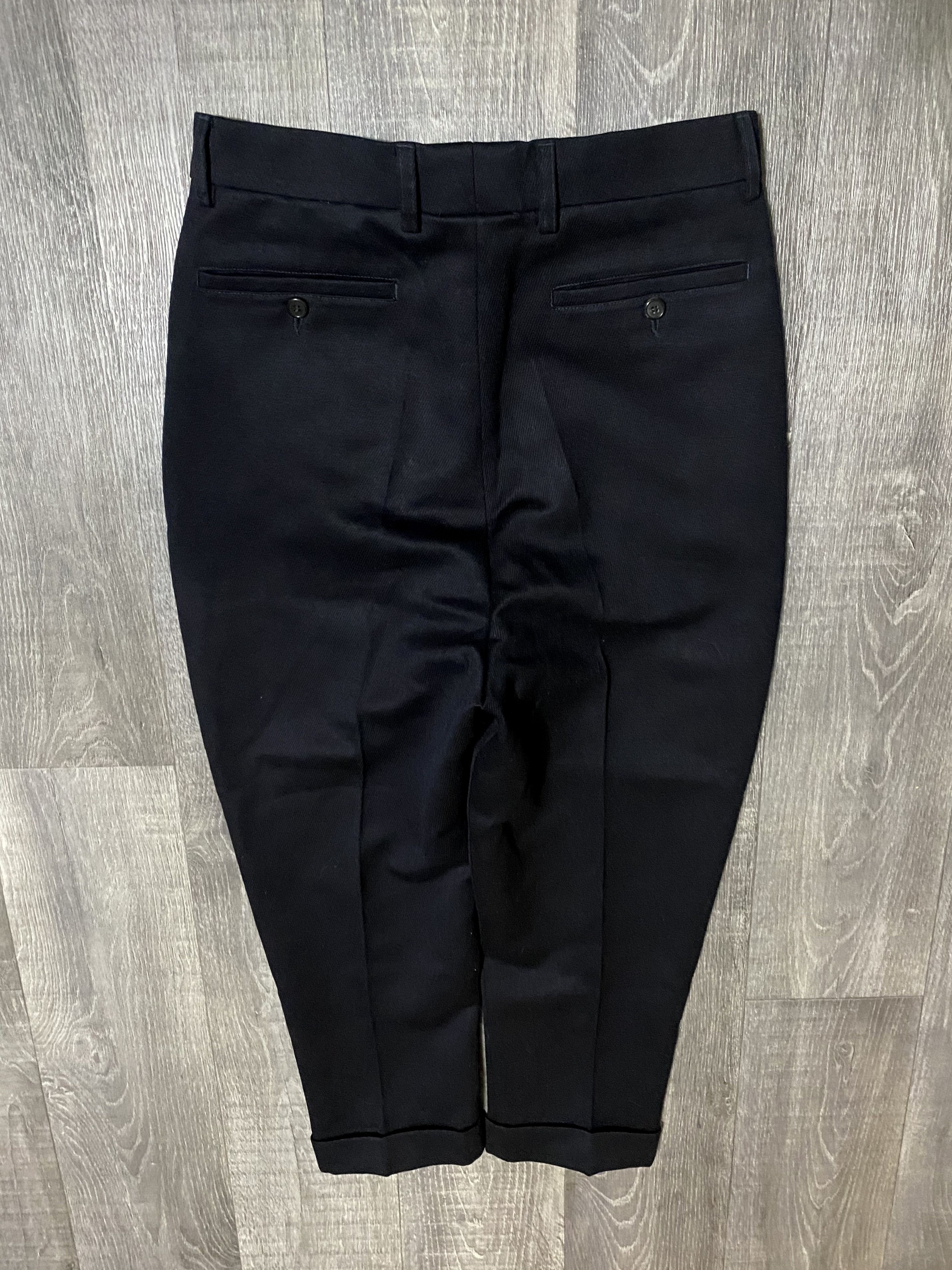 AMI AMI Paris Alexandre Mattiussi Navy Wool Pants Trousers Size US 28 / EU 44 - 2 Thumbnail