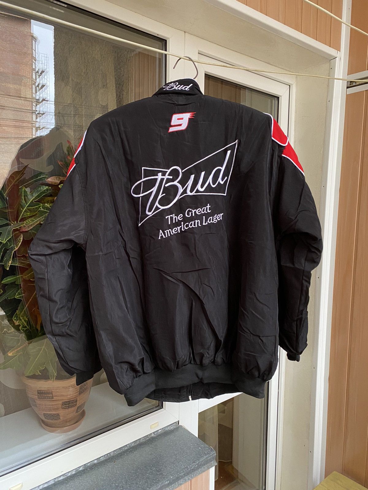 Budweiser Vintage Bud King Of Beers Racing Jacket Size US M / EU 48-50 / 2 - 2 Thumbnail