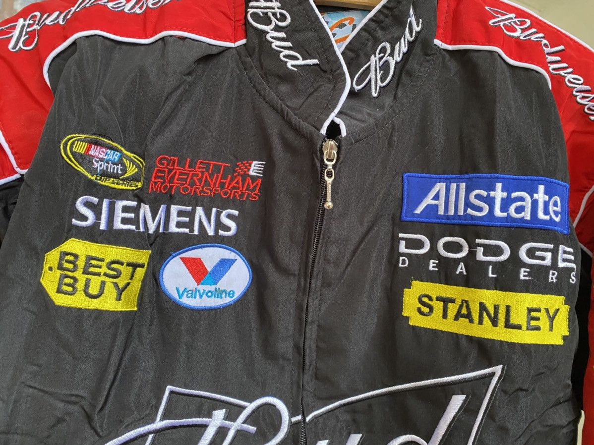 Budweiser Vintage Bud King Of Beers Racing Jacket Size US M / EU 48-50 / 2 - 6 Thumbnail