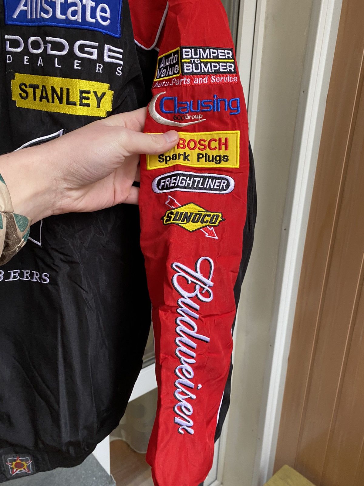 Budweiser Vintage Bud King Of Beers Racing Jacket Size US M / EU 48-50 / 2 - 4 Thumbnail