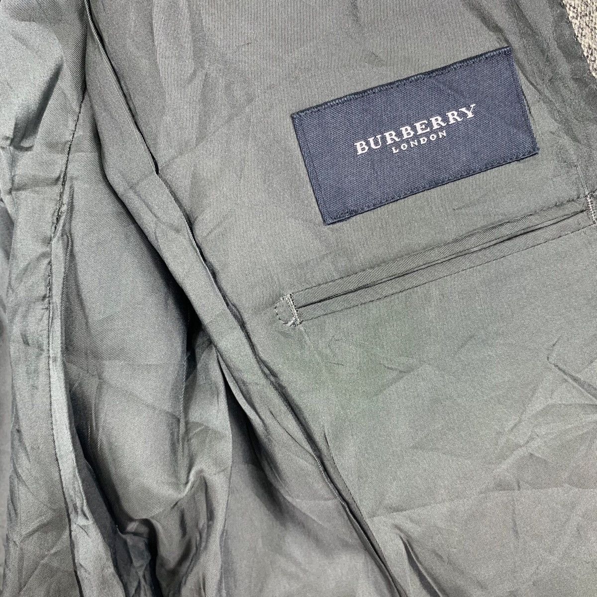 Burberry Vintage Burberry London Luxury Brand Wool Coat Blazer Size 36R - 7 Thumbnail