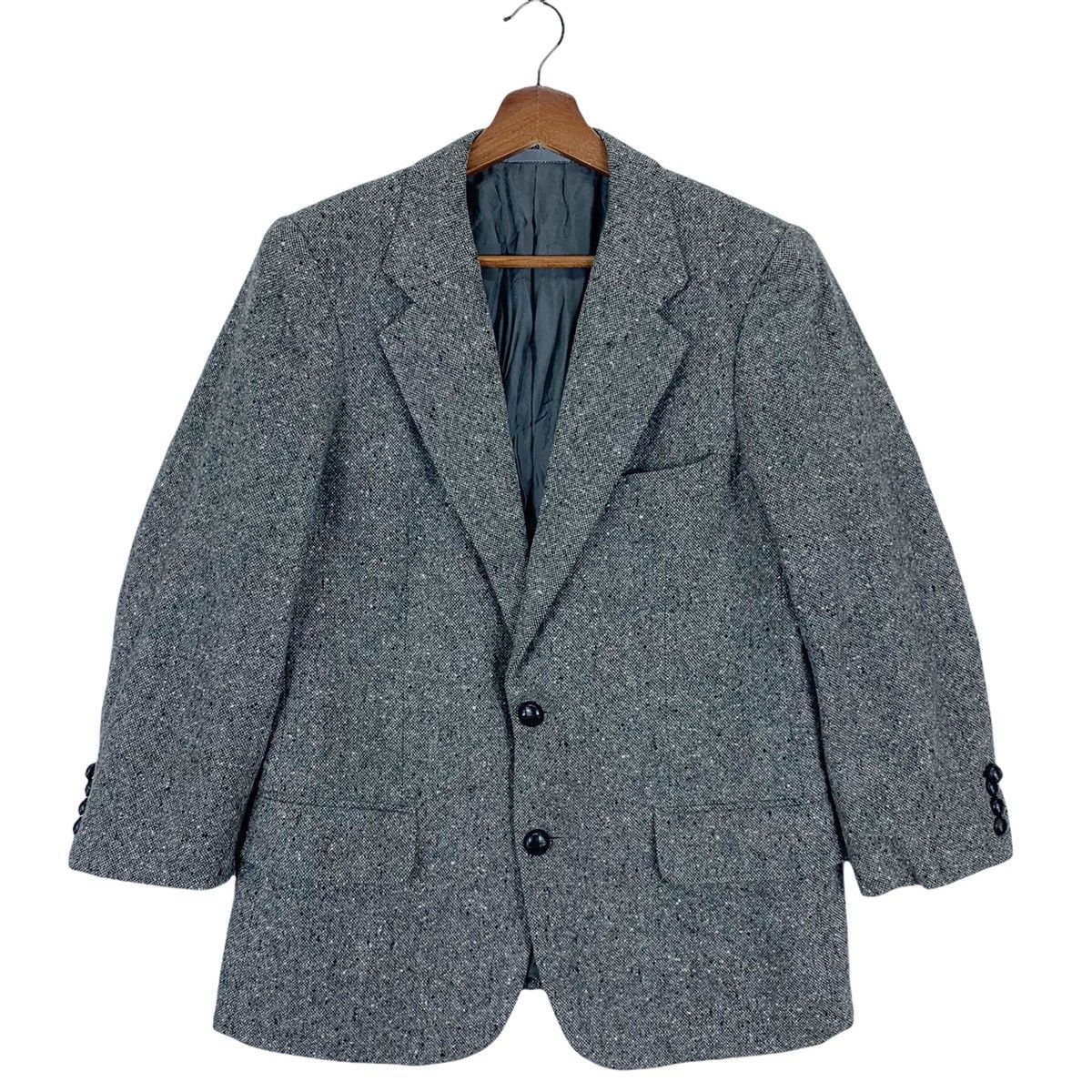 Burberry Vintage Burberry London Luxury Brand Wool Coat Blazer Size 36R - 1 Thumbnail