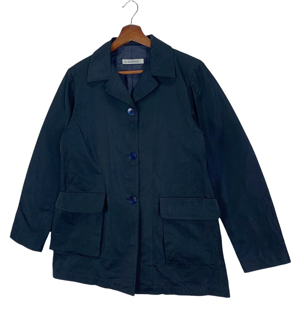 Designer × Fashion Victim × Jil Sander Vintage Jill Sander Germany Fashion Designer Coat Blazer Size 36S - 2 Thumbnail