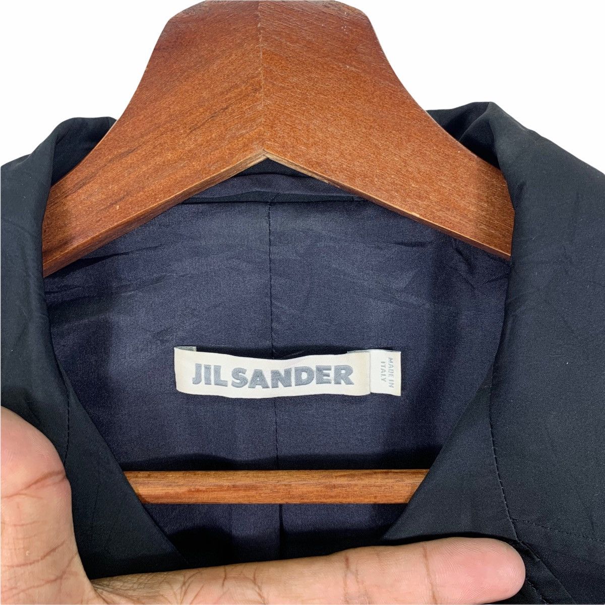 Designer × Fashion Victim × Jil Sander Vintage Jill Sander Germany Fashion Designer Coat Blazer Size 36S - 6 Thumbnail